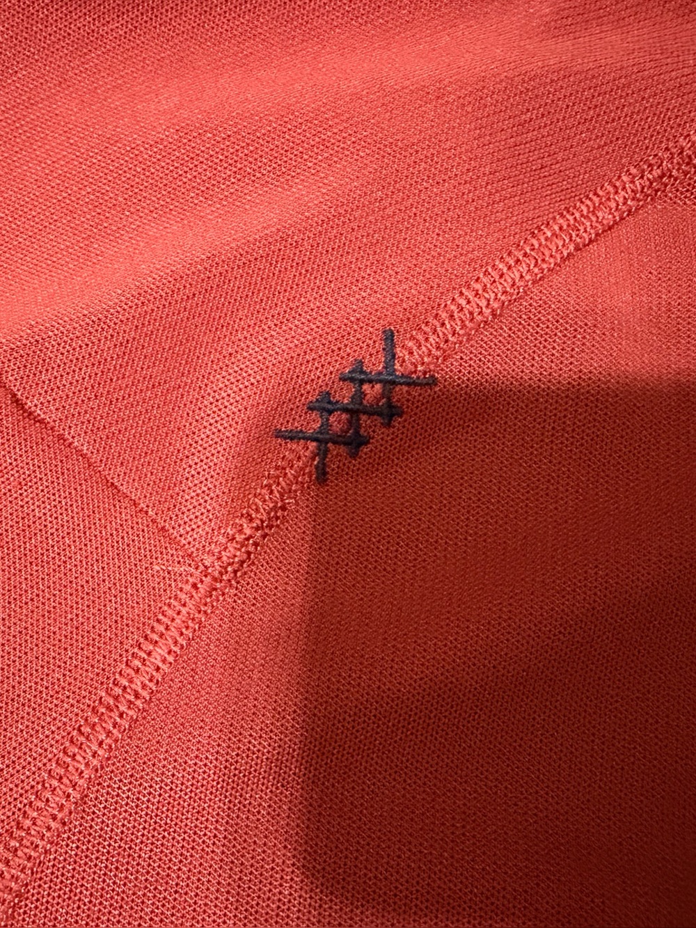 GUC Men’s RHONE Delta Pique Short Sleeve Polo Large - Picture 4 of 7